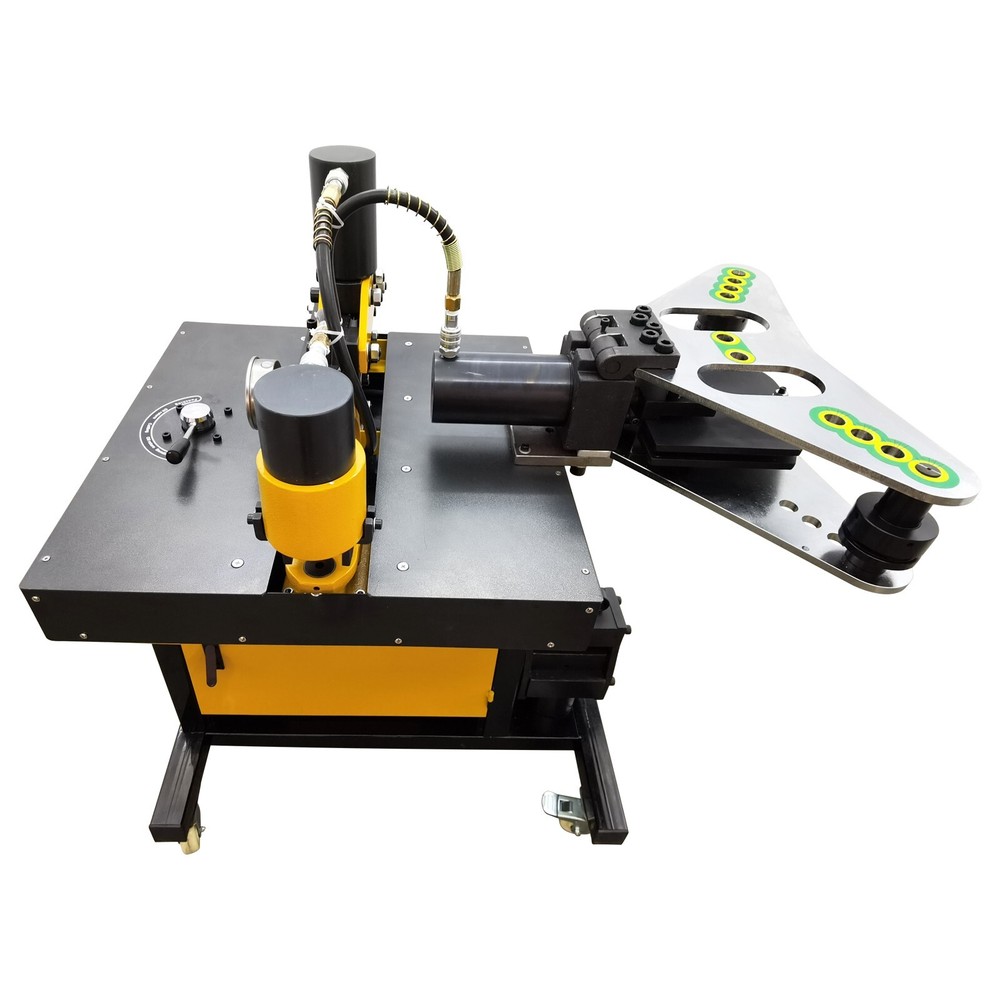 110V 5 in 1 Electric Hydraulic Busbar Processor Bus Processing Machine 750W