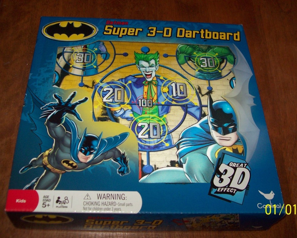 New Batman Super 3-D Dartboard