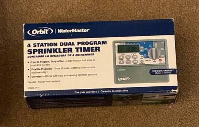 Orbit  Watermaster- 4 Station Dual Program Sprinkler Timer-  MC 57114