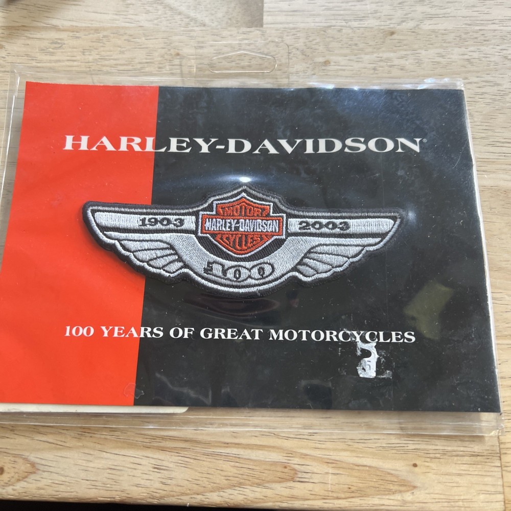 Harley Davidson Patch 100 Year Anniversary NIP
