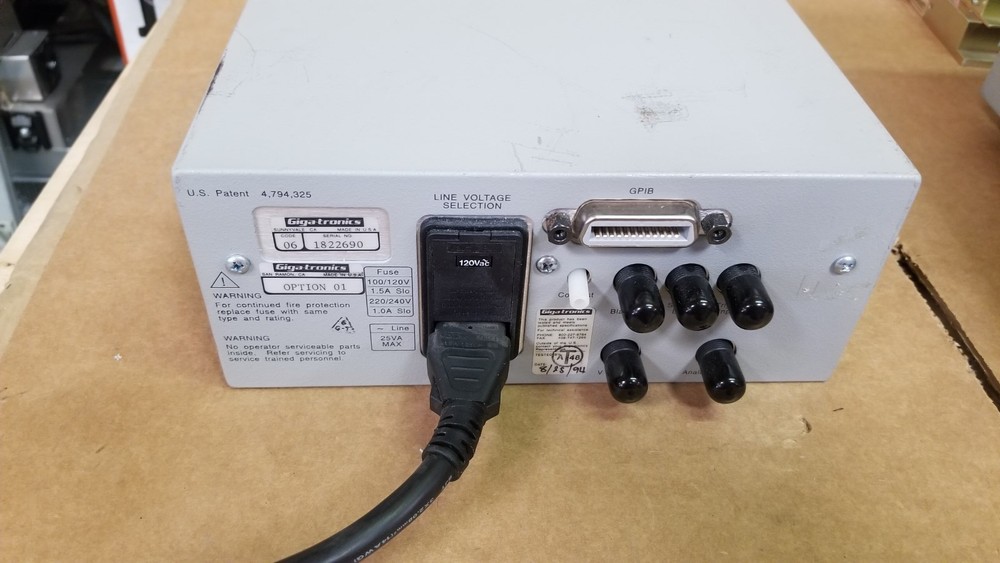 Gigatronics 8542B Universal Power Meter Option 01 Untested