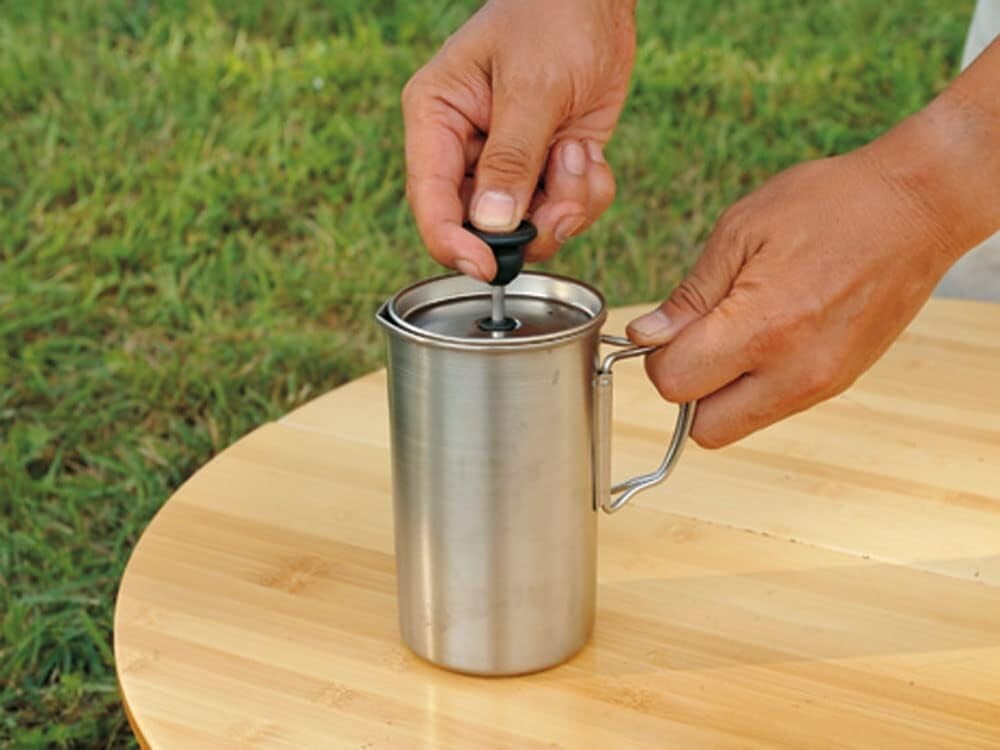 Snow Peak Titanium Cafe Press 3 Cup CS-111