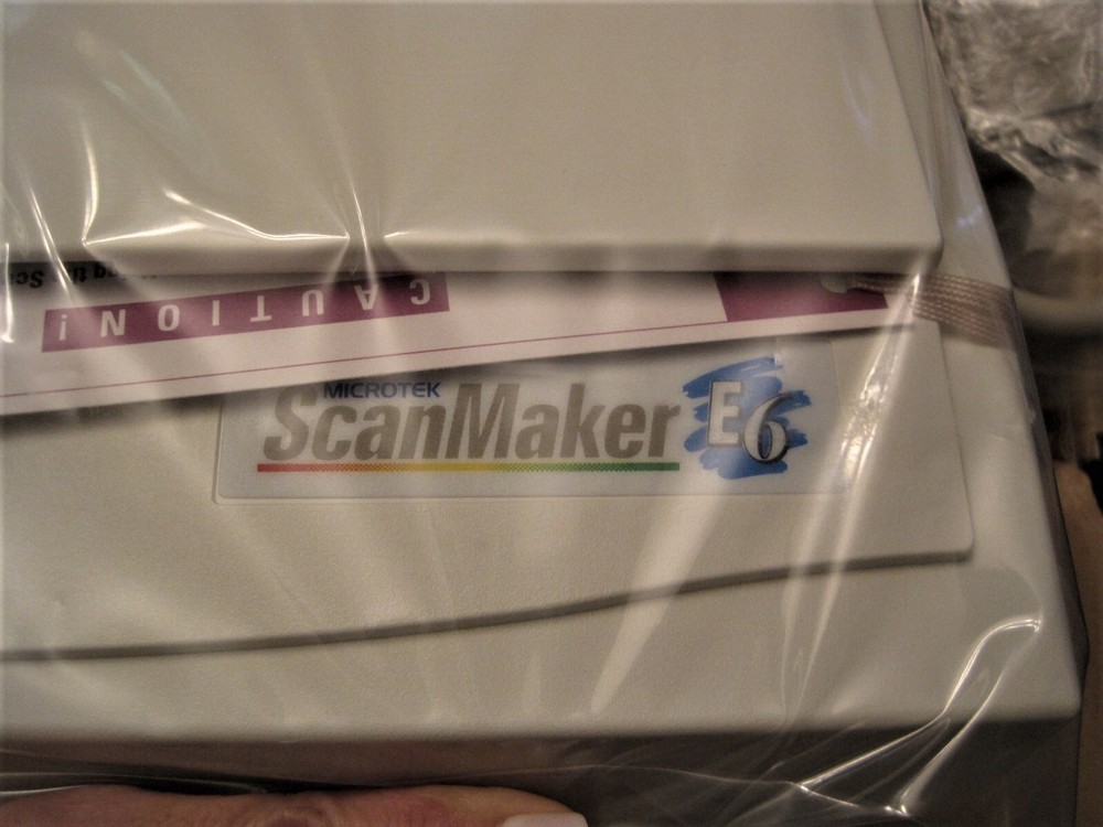 NEW Vintage Microtek Scanmaker E6 MRS-1200E6 Flatbed Scanner with Software NOS!