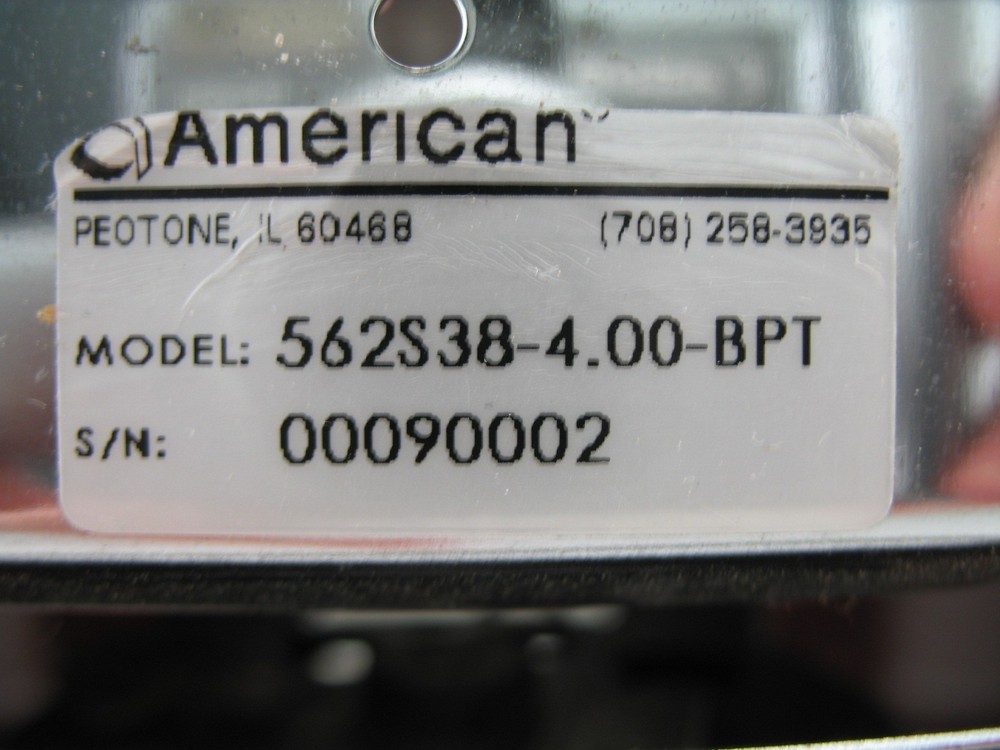 Superior Electric Powerstat Model 562S38-4.00-BPT, Variable Transformer