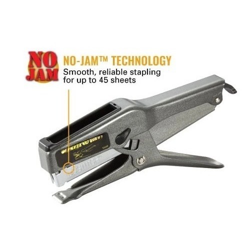 B8 Heavy-Duty Plier Stapler, Gray, 45 Sheet Capacity