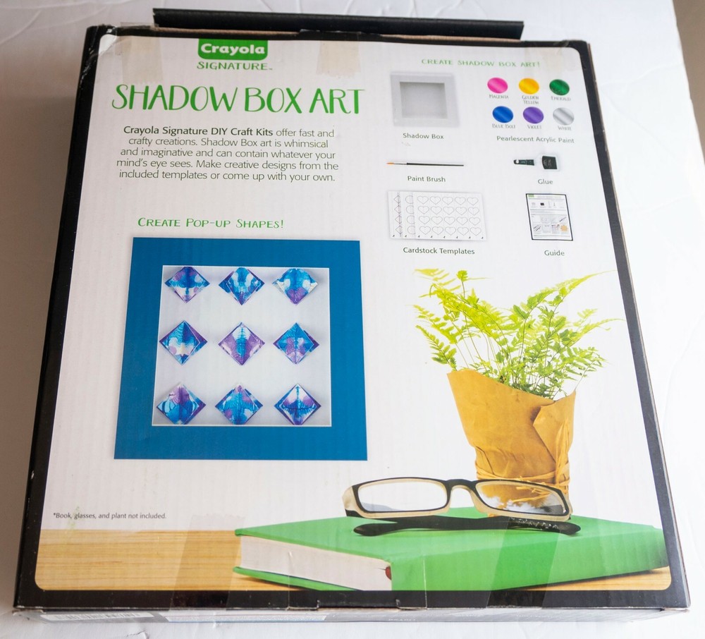 Crayola 13-Piece DIY Shadow Box Personalized Picture Frame Kit