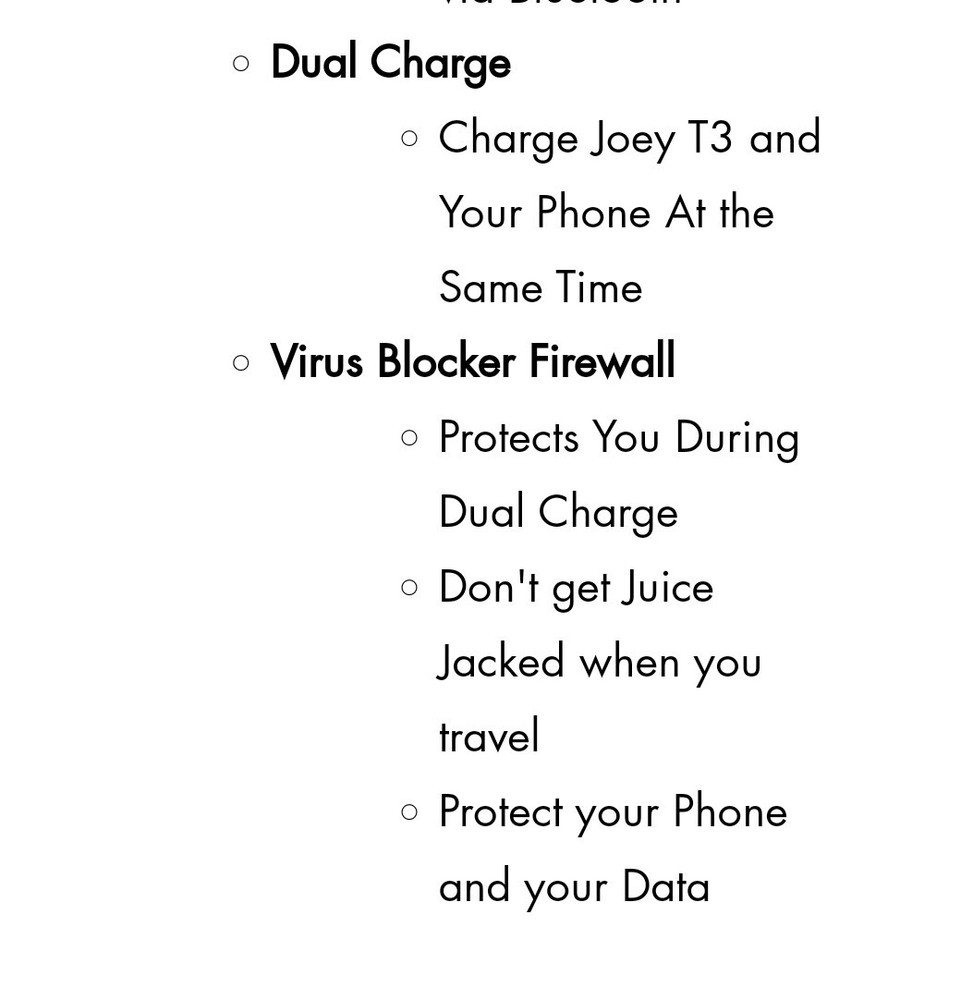 Joey T3 - Bluetooth and Smartphone App System