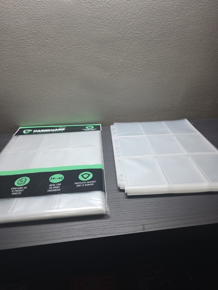 CardGuard 9-Pocket Pages. 96 Pages Total.