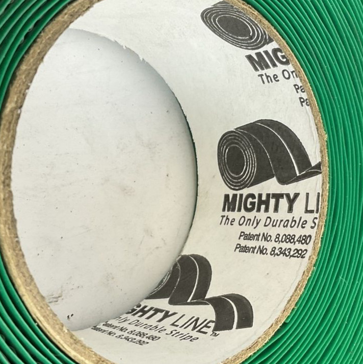 MIGHTY LINE GREEN DURABLE FLOOR TAPE 2" X 100'