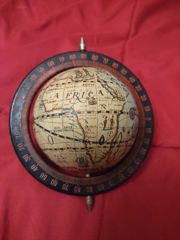 Small Vintage Old World Globe
