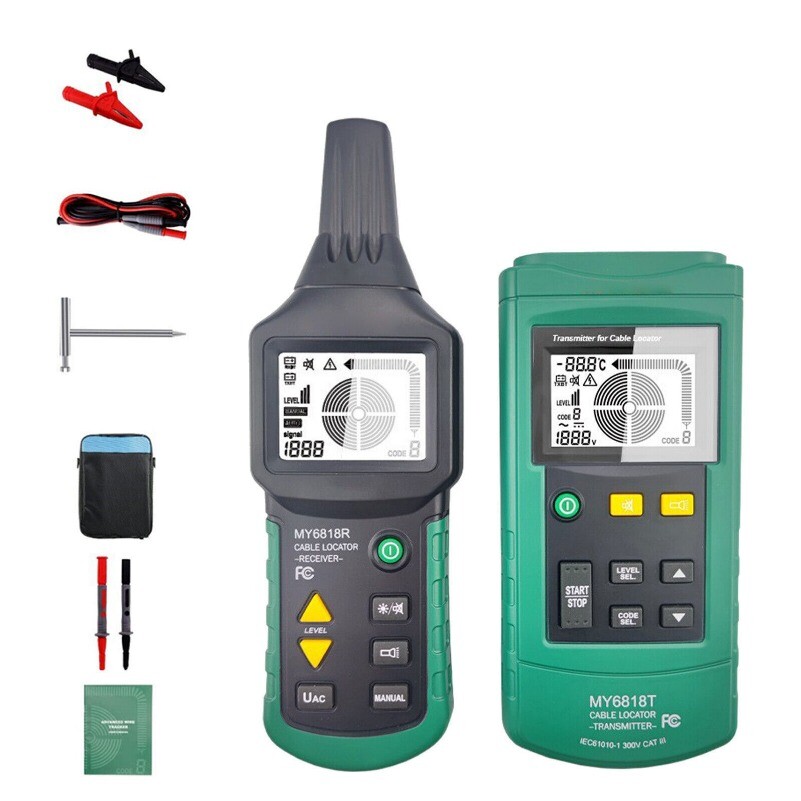Underground Wire Locator Pro Cable Tester MY6818 Detector Pipelines Tracker--
