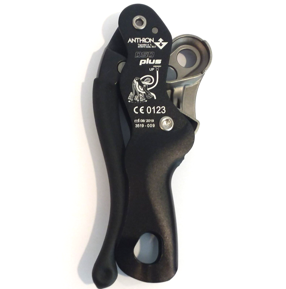 MSA SDSD25 Anthron DSDplus Double Stop Descender Fall Protection BLACK NEW
