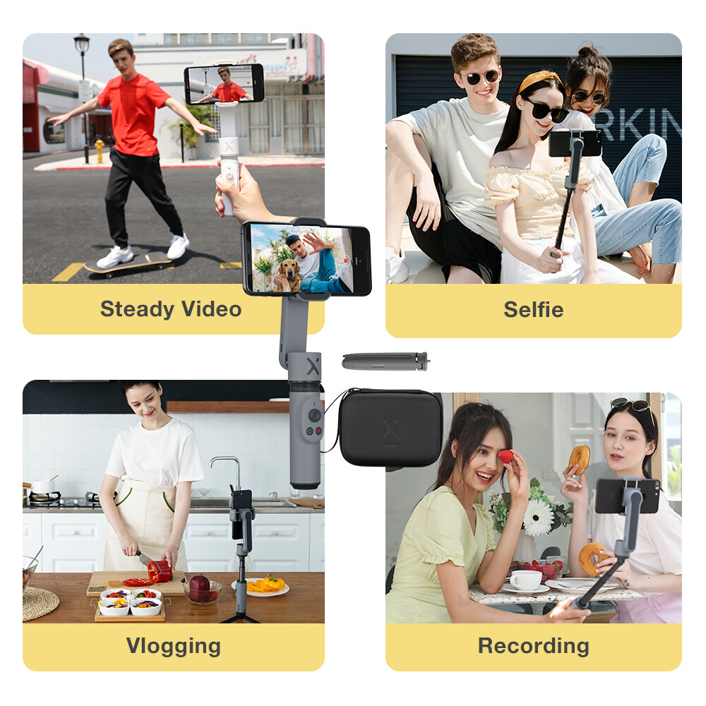 Zhiyun SMOOTH-X Compact Folding and Extendable 2-Axis Handheld Gimbal Stabilizer