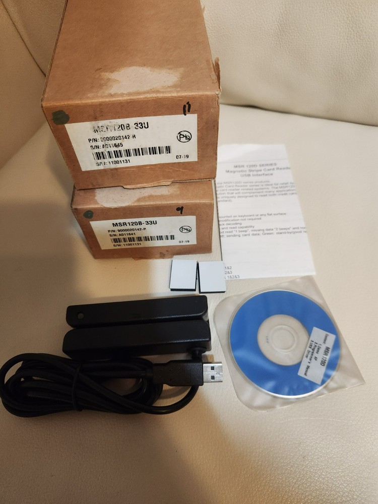 Unitech Magnetic Stripe Reader MSR120B-33U