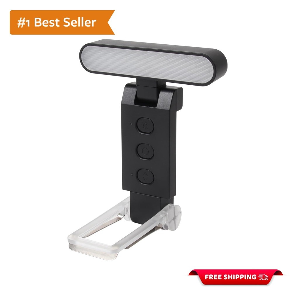 USB Rechargeable Book Light with Smart Timer & 30 Adjustable Modes for Readers