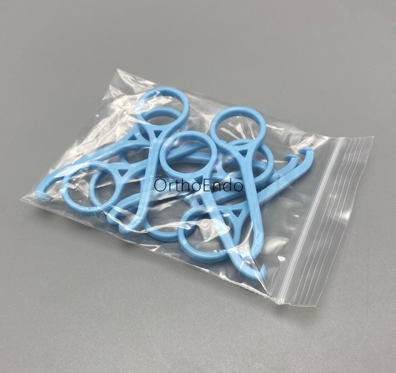 Orthodontic Retainer Aligner Remover Invisible Braces Take Off Tools Hooks Blue