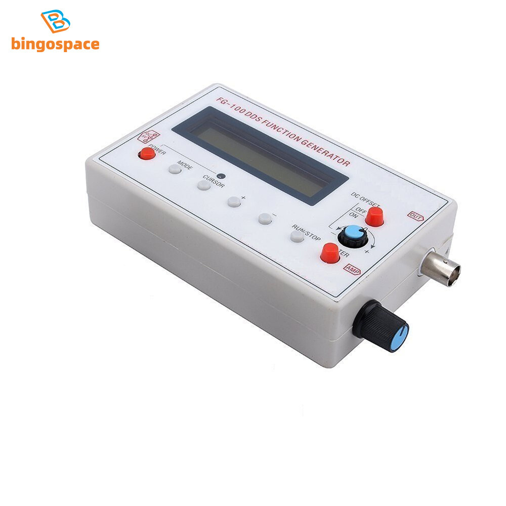 DDS Function Signal Generator Module 1HZ-500KHz Sine+Square Wave+Case FG-100.