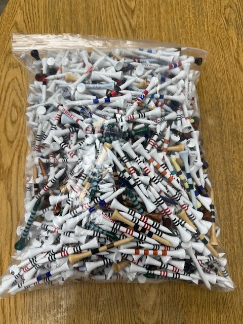 Bulk 2 3/4 Golf Tees Misprints