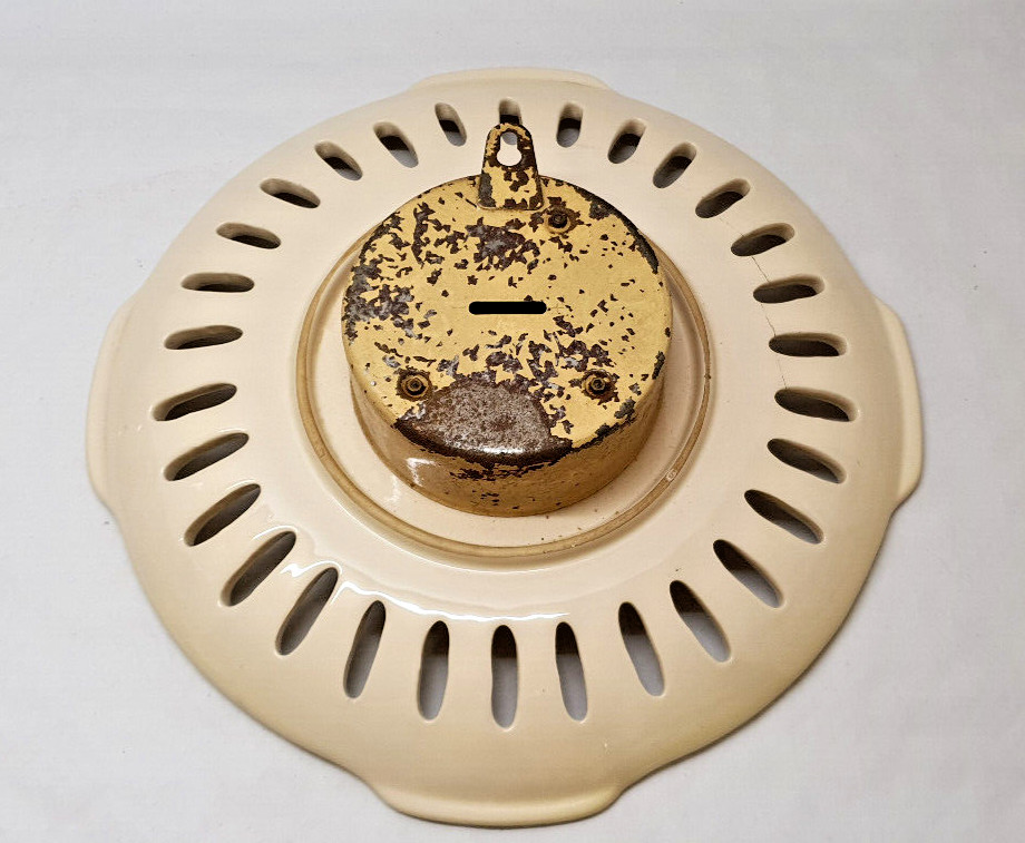 Old Clock Ceramic FFR Cream Color and Gilding