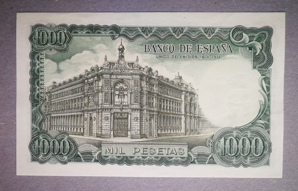 Spain 1000 Pesetas 1971 Unc