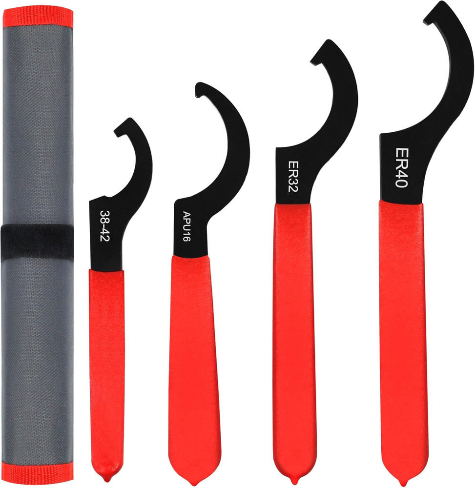 4Pcs Coilover Spanner Wrench Set Adjustable Shock Wrench Heavy Duty Steel C Span