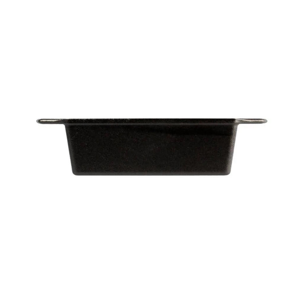 Lodge Cast Iron Bread Loaf Pan Rectangle Bakeware Baking Broiler Durable Black