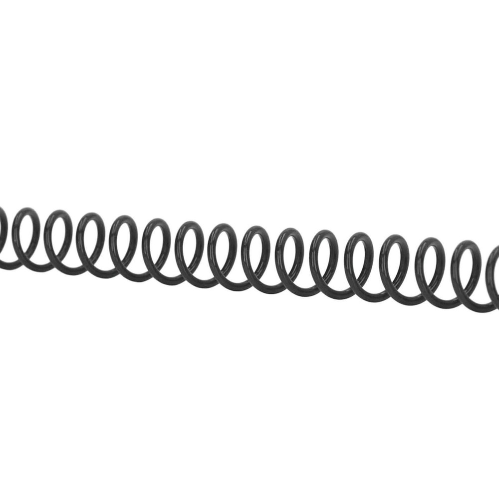 (Black)20Pcs Spiral Binding Coils 30 Sheet Capacity ABS Plastic Spiral Binding❀