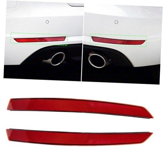 Compatible with Audi A4 B9(8W) Rear OS Bumper Reflector 2016-2021,Left Driver