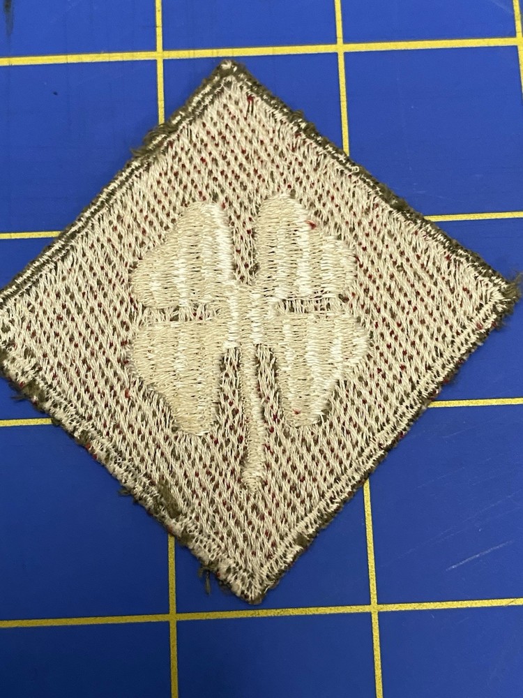 WW 2 US Army 4th Army OD Border Patch