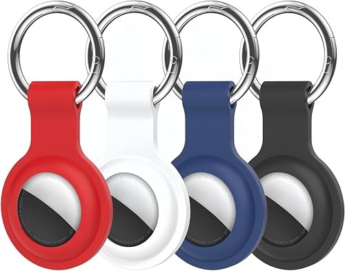 4pcs Holder Case for Tracker Tags Ultra Light Silicone Sleeve for Android