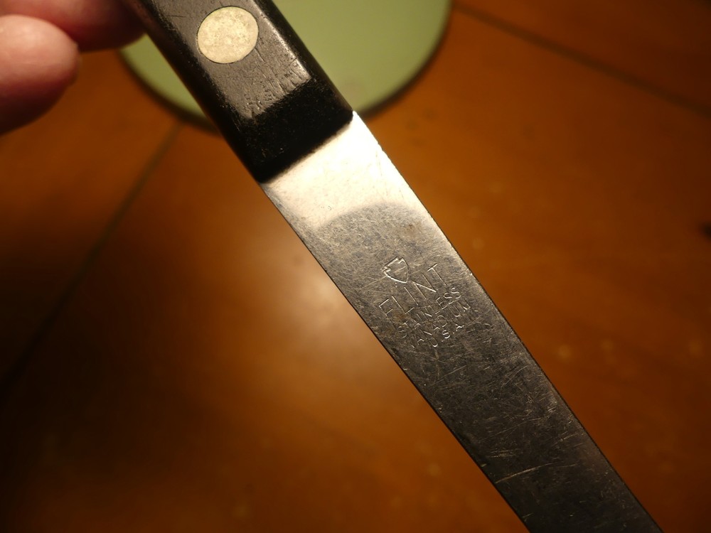 Vintage Flint Meat Fork Stainless Riveted Handle