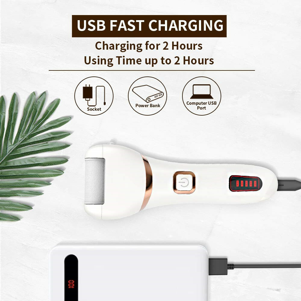 Professional Electric Foot Grinder File Callus Dead Skin Remover Pedicure Tool