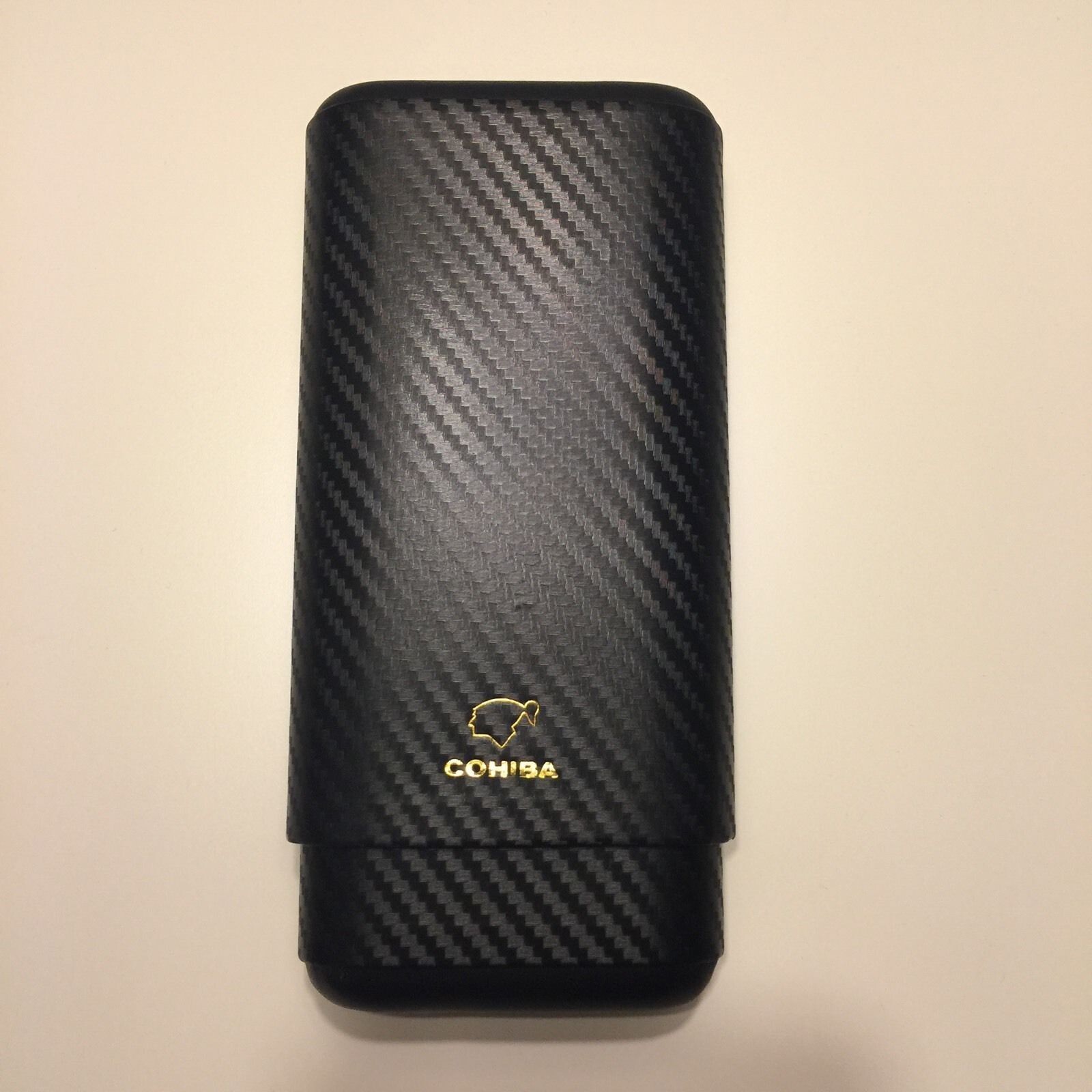 Cedar Woodline 3 Ct Cigar Traval Case Holder With Dust Bag