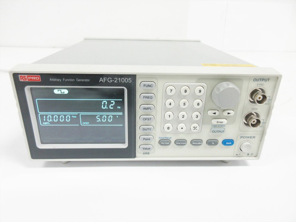 RS PRO AFG-21005 ARBITRARY FUNCTION GENERATOR 5 MHZ AFG21005 123-3529
