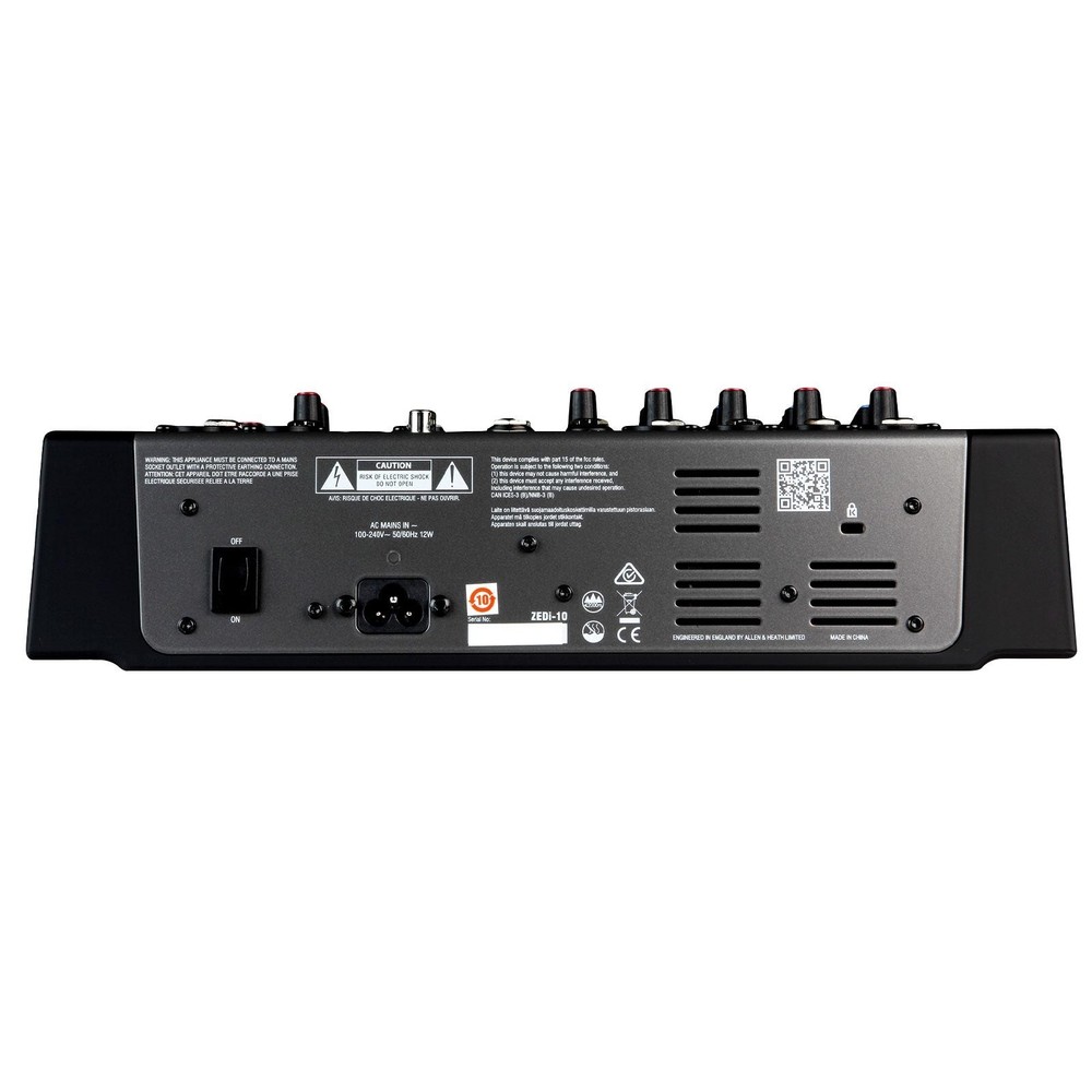 Allen & Heath ZEDi-10 Hybrid Compact Mixer / 4×4 USB Interface