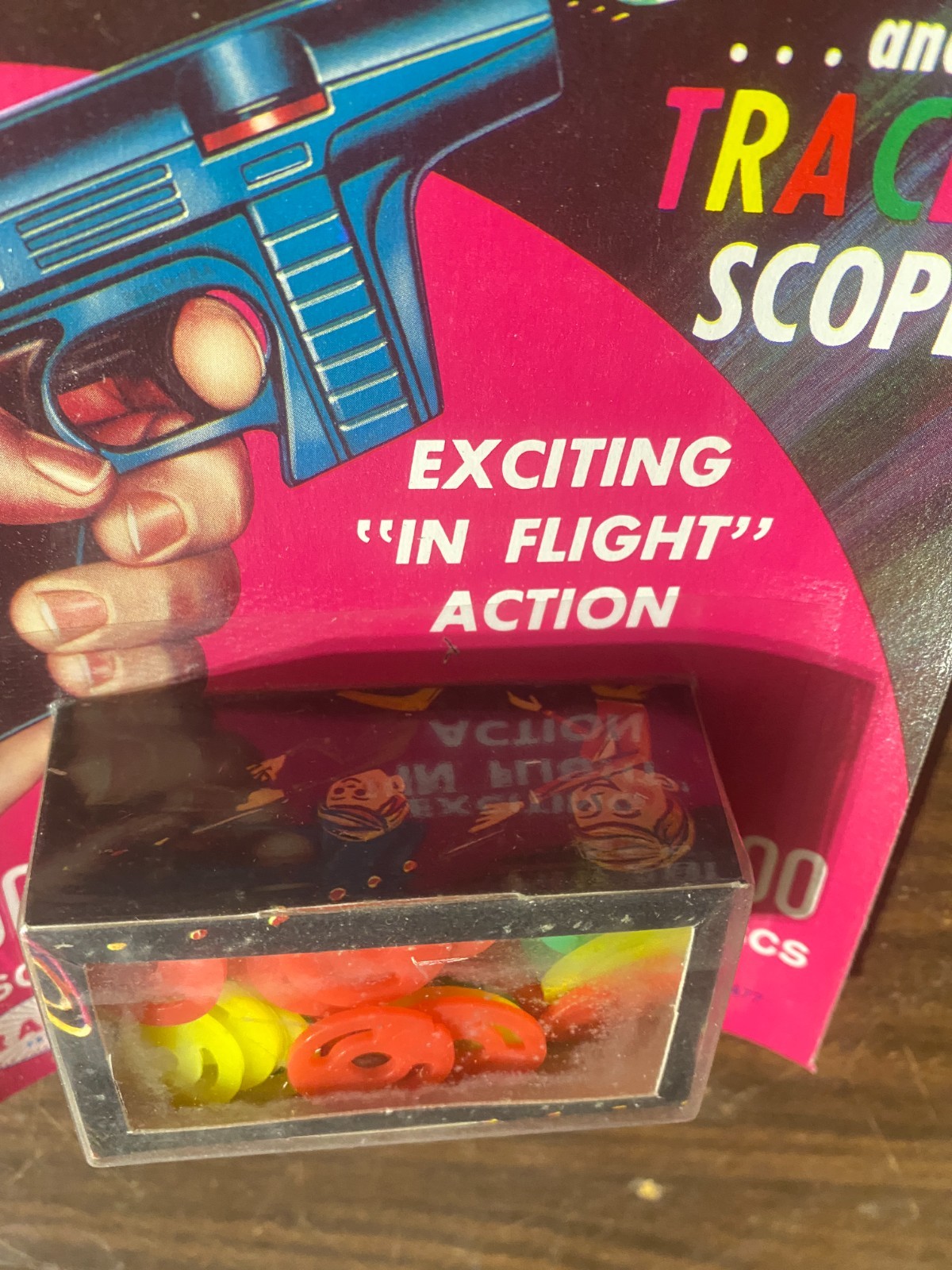 Vintage Star Trek 100 Jet Disc Tracer Gun Space Toy Ammo Ray Line NIP