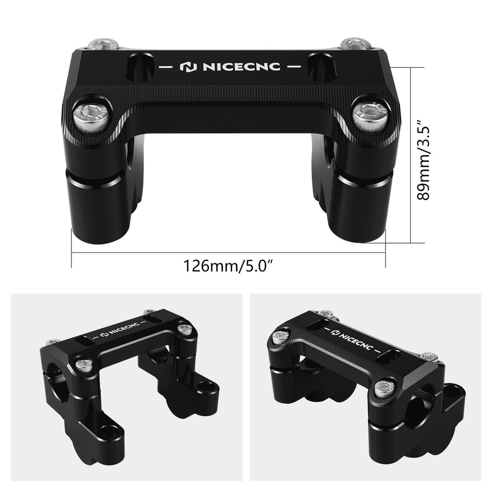 NICECNC Handlebar High Pad Handlebar Heightening Device Handlebar Riser Compa...