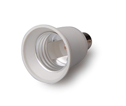 6pcs BA15D to E26/E27 Light Socket Adapter BA15D Light Socket Adapter to