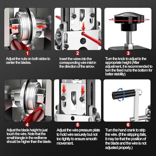 Manual Wire Stripping Machine - Copper Wire Stripper Tool, Drill Powered, Replac