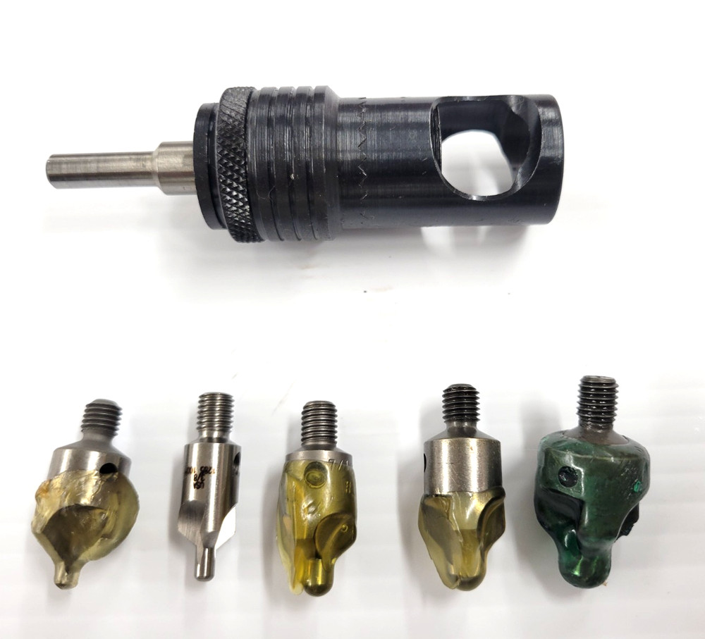 NEW BE 565 Microstop Cage with 5 NEW countersink cutters