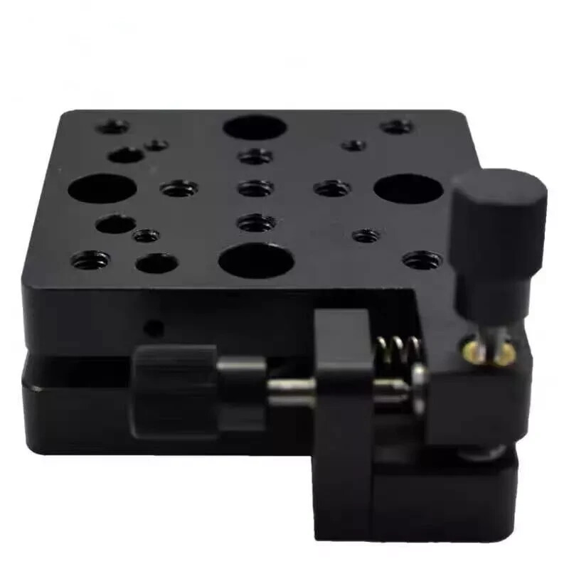 Optical Dual Axis Manual Tilting Table Precision Angle Displacement Stage new