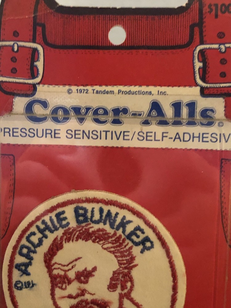 1972 Cover-Alls “Archie Bunker Now” Patch.