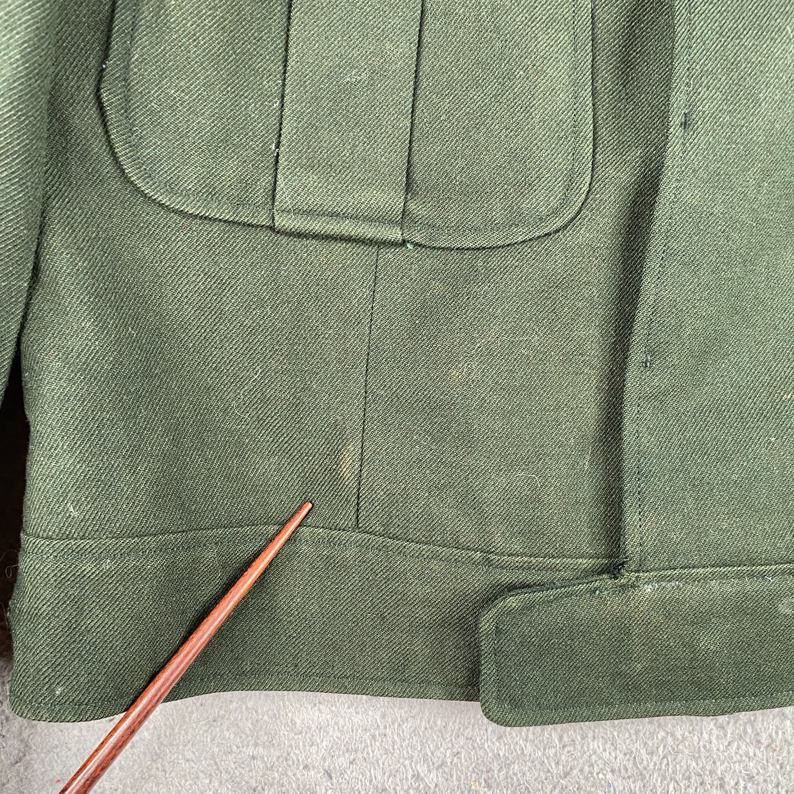 Vintage US Army Ike Jacket Mens 40R Green Wool Military Korean War 1950