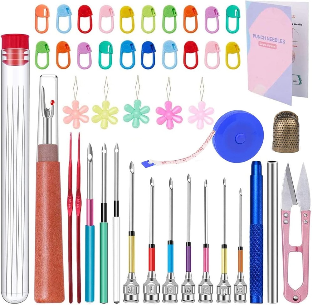 Punch Needle Pieces Punch Needle Tool and Instructions