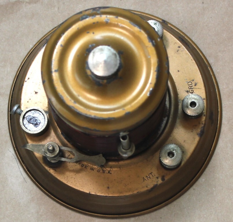 1922 Brooklyn Metal Stamping galena crystal radio WORKING and tested original