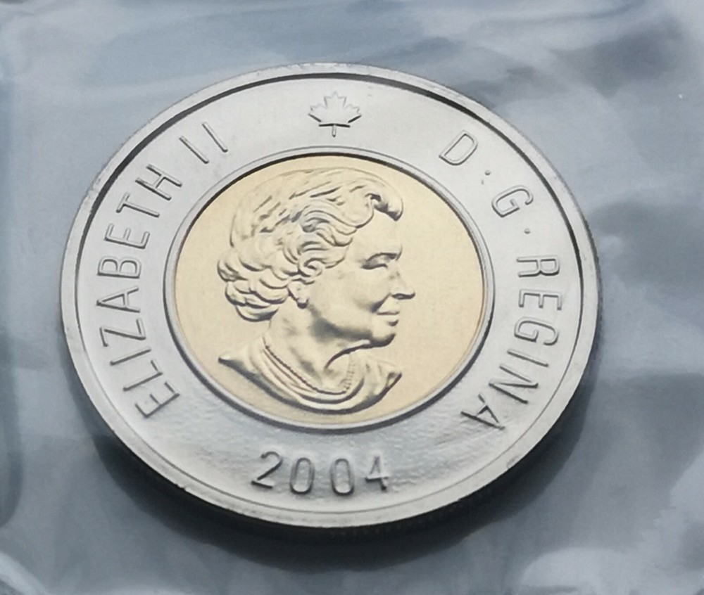 *** CANADA  TOONIE  2004  ***  PROOF  LIKE  ***  SEALED  COIN  ***