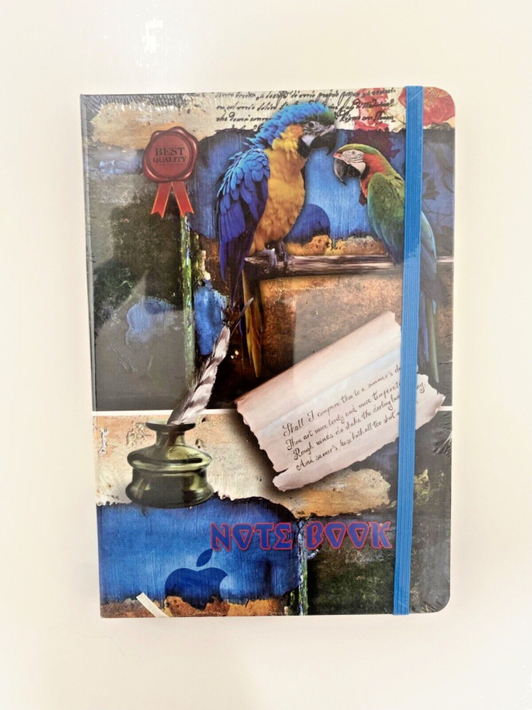 Notebook with MACAW PARROTS
