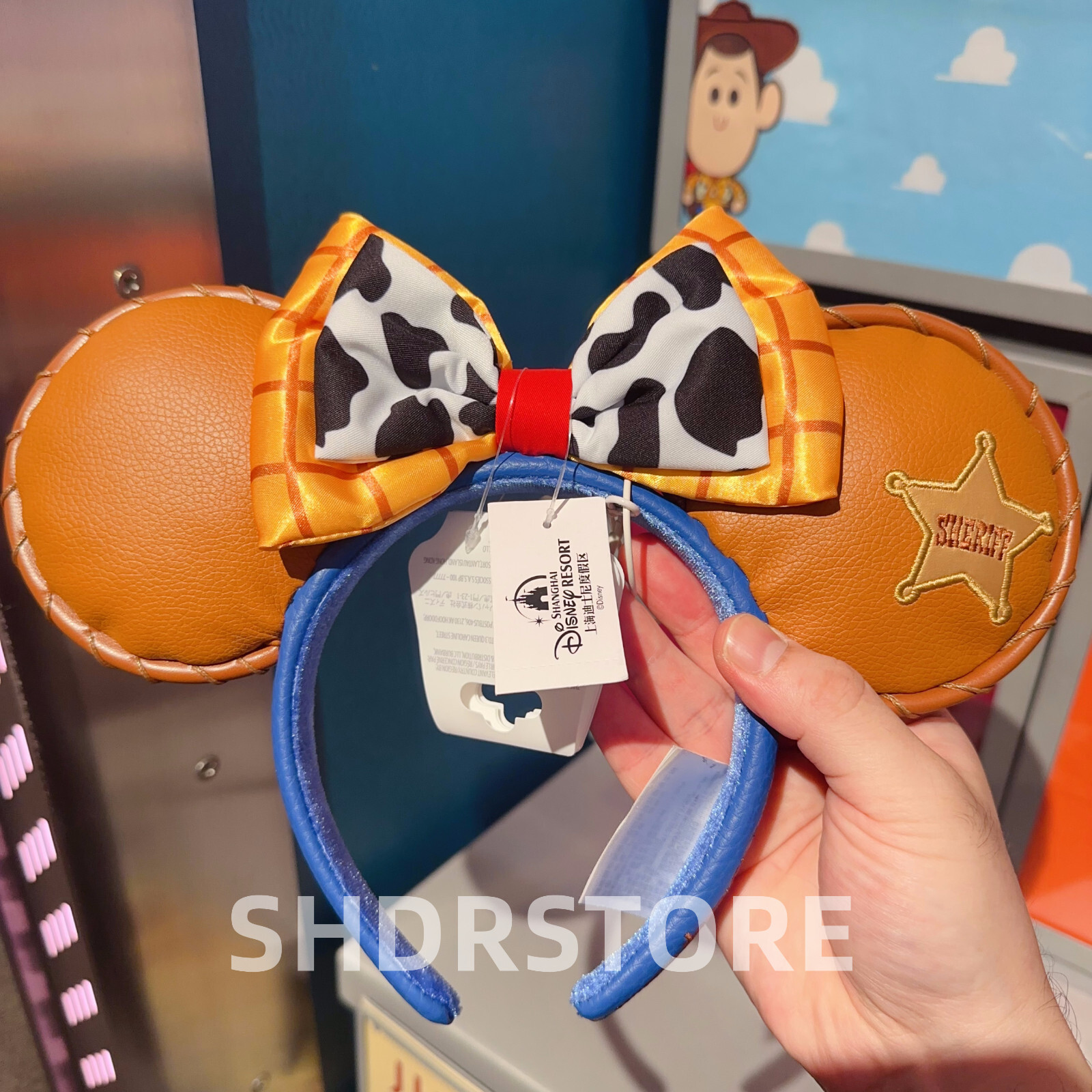 Disney authentic 2024 Toy story woody Minnie mouse ear headband disneyland