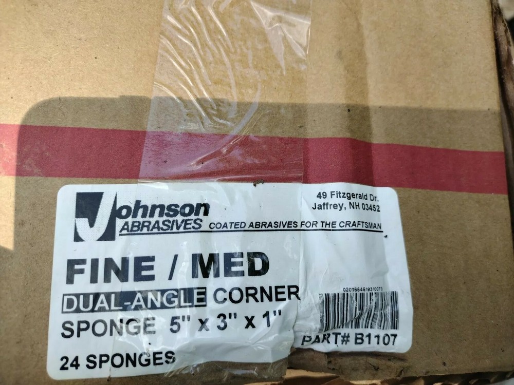 Johnson Abrasive Dual Angle Corner Sanding Sponge,(24ct)