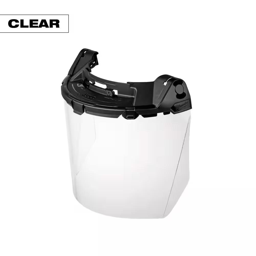 BOLT Clear Uncoated Lens Task Full Face Shield NEW